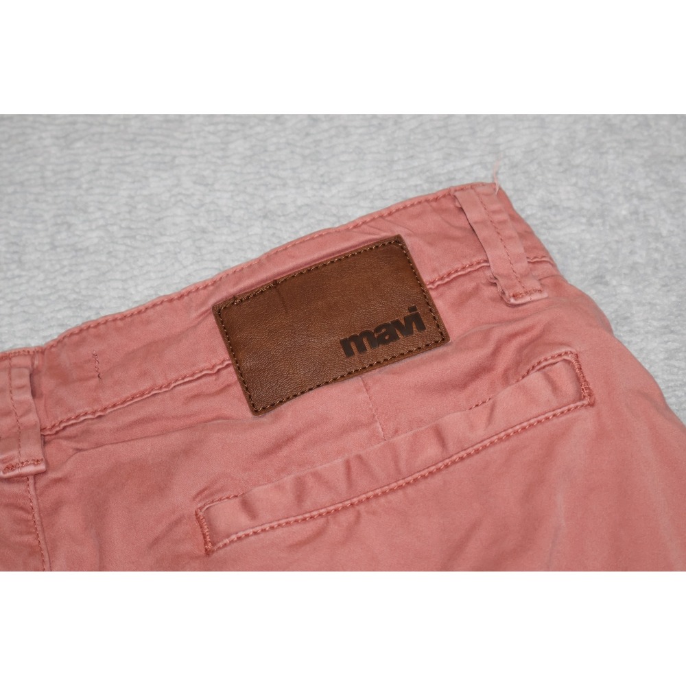 Mavi Jean Jacob Shorts Mens 33 Pink Chino Stretch Casual 10" Inseam